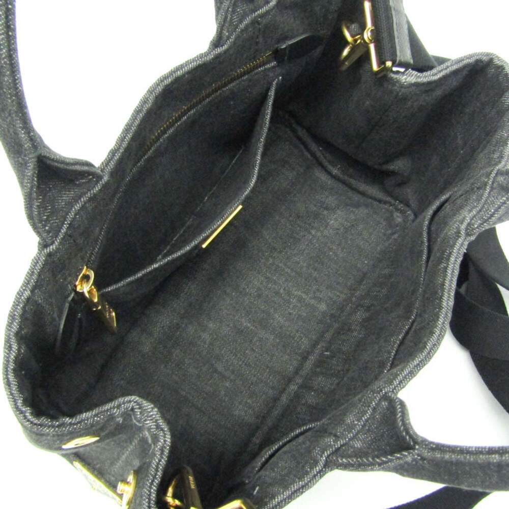 PRADA Black Canvas Shoulder Bag - Picture 4 of 16